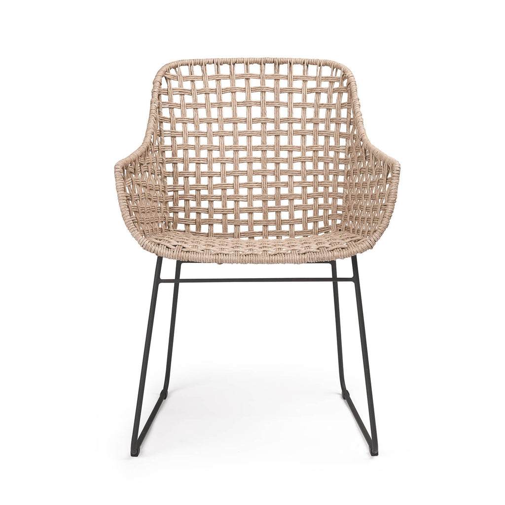 Molly Dining Armchair White Shell/Graphite