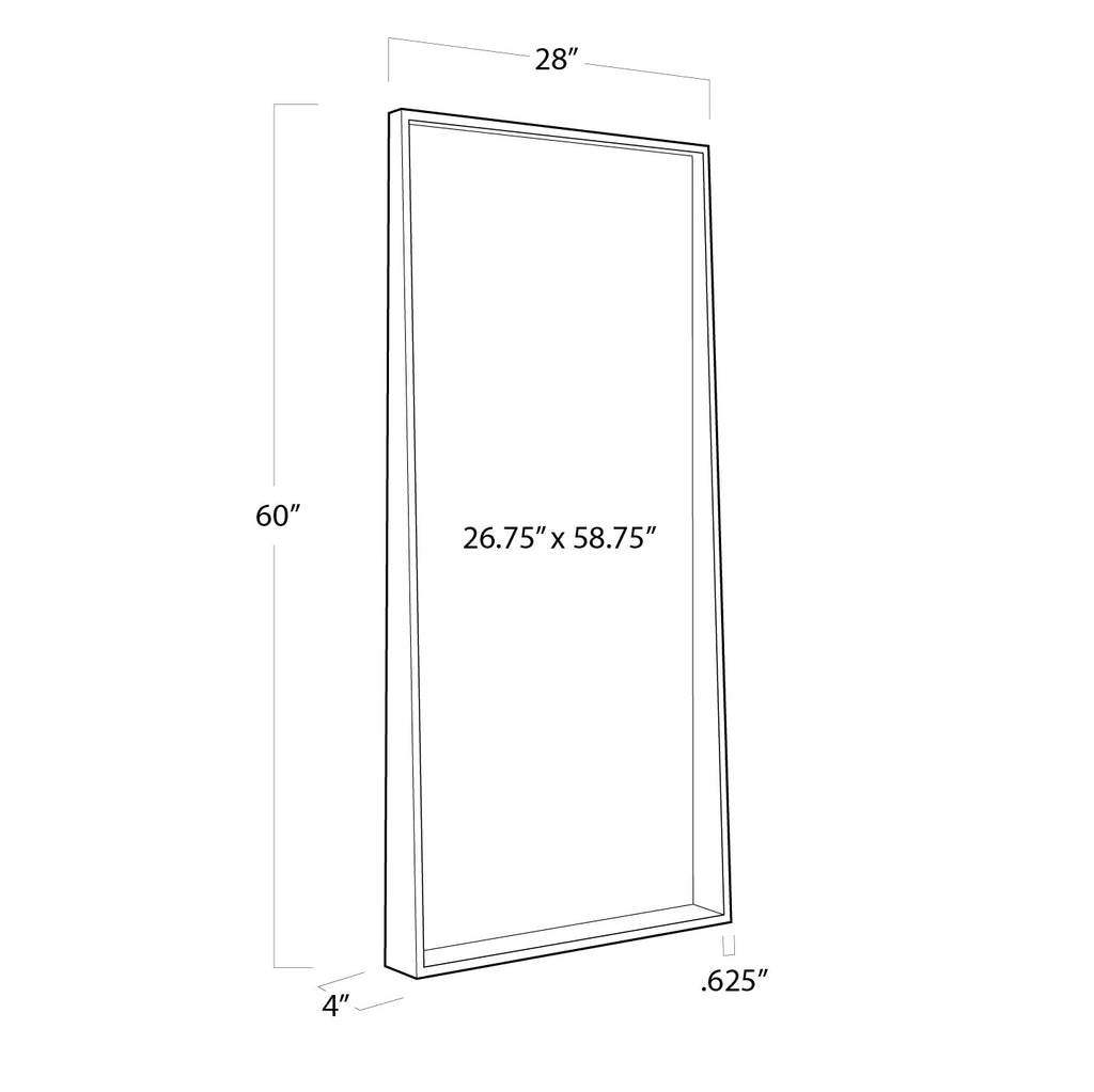 Gunner Mirror - Natural Brass