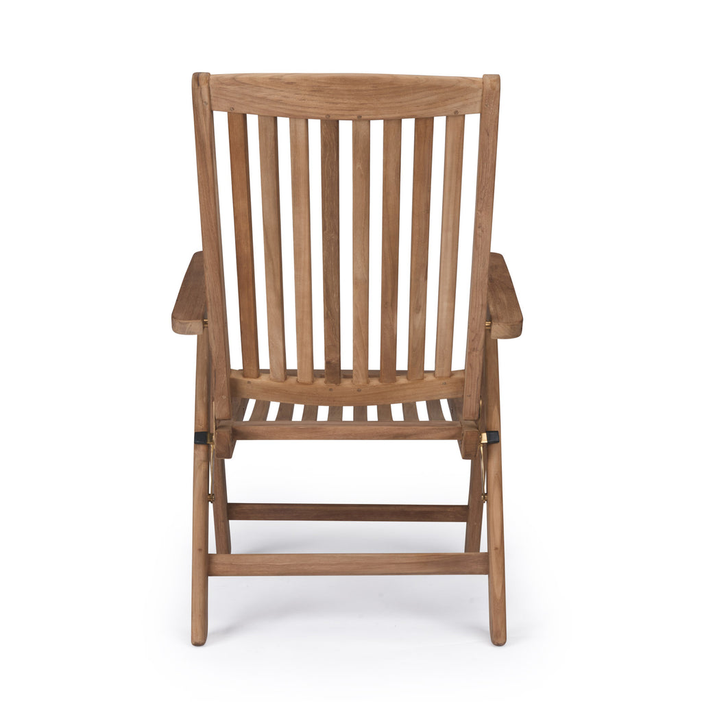 St. Moritz Teak Folding Relaxing Reclining Chair