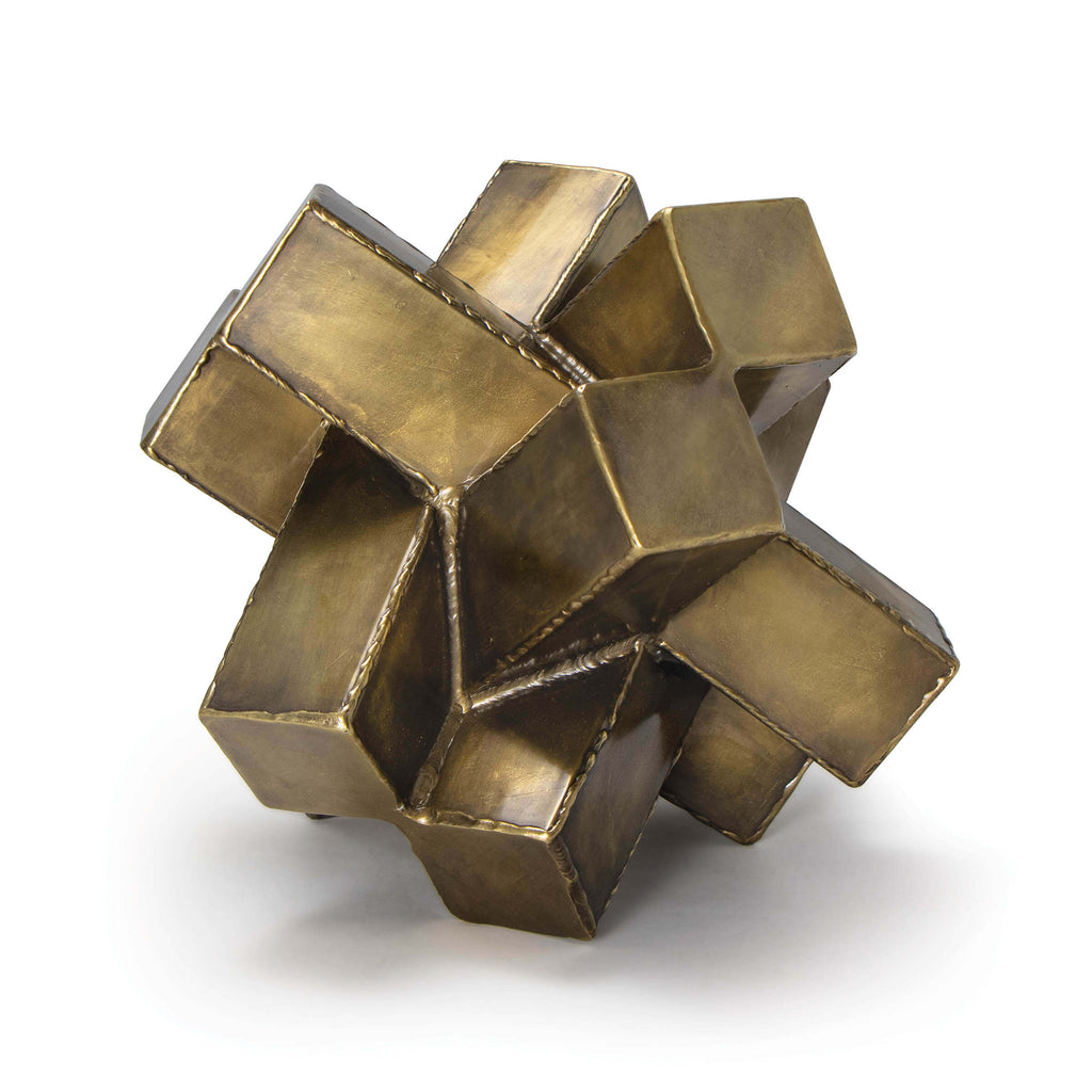 Abstract Sculpture - Brass