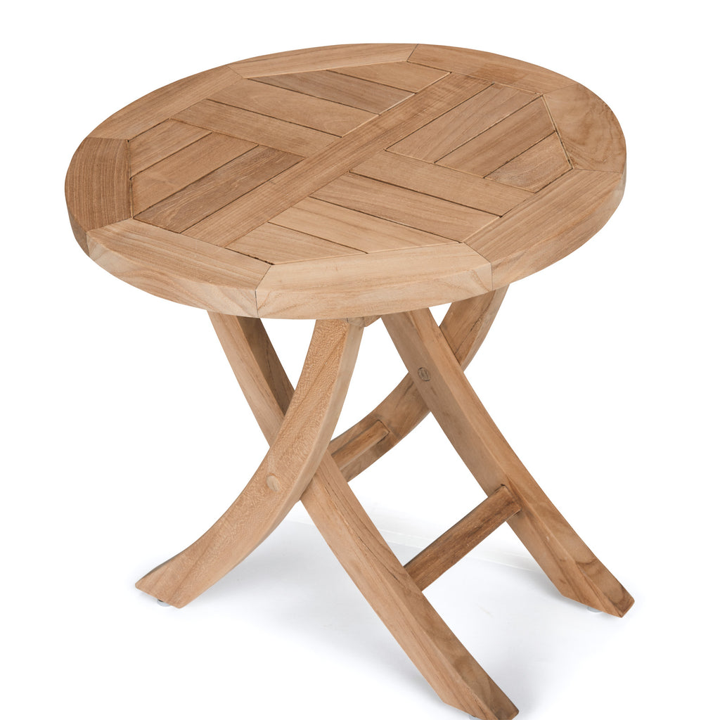 Round Folding Side Table