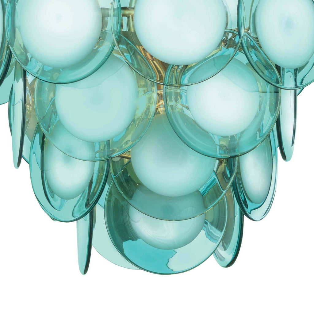 Mini Diva Chandelier - Aqua