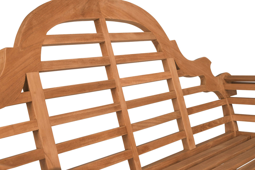 Lutyens Outdoor Bench in Teak (2 Seat)