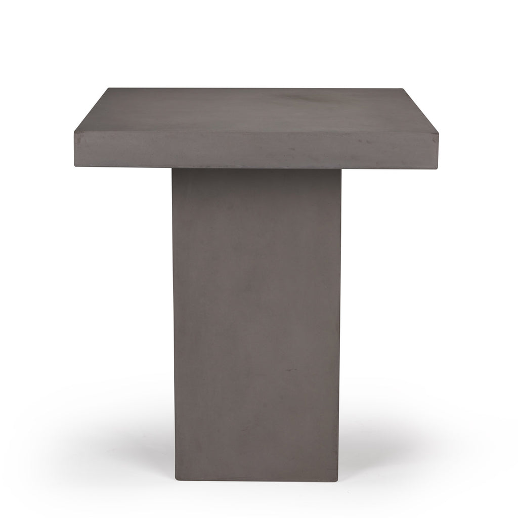 Raw Concrete Bar Height Table