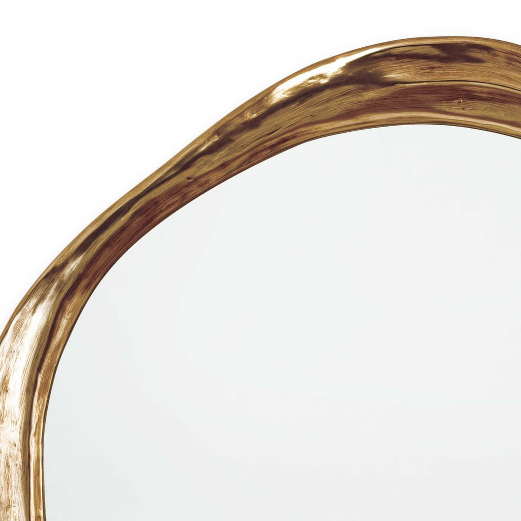 Ibiza Mirror - Antique Gold