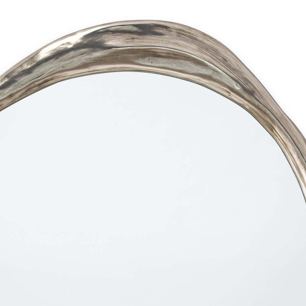 Ibiza Mirror - Antique Silver