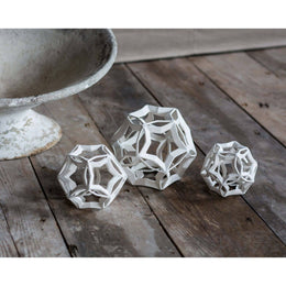 Geometric Star Medium - White