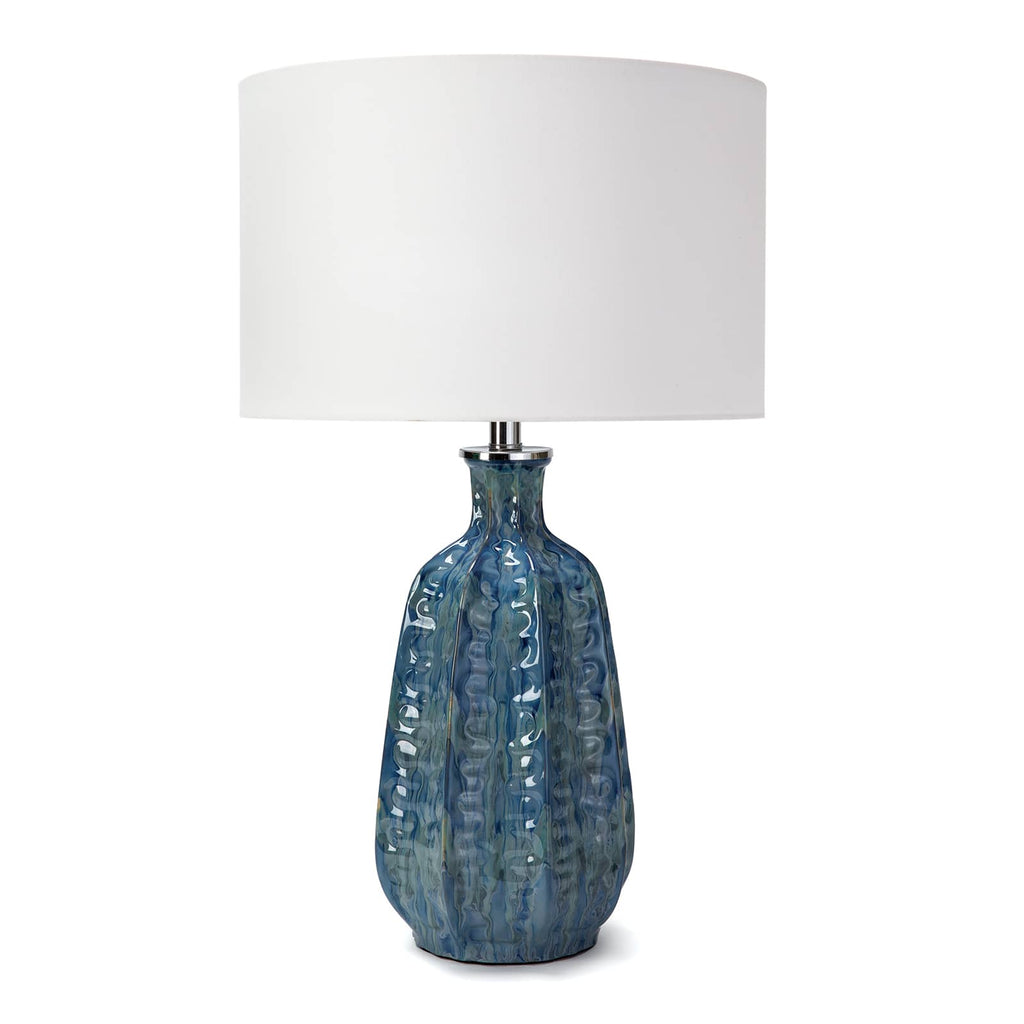 Antigua Ceramic Table Lamp - Blue