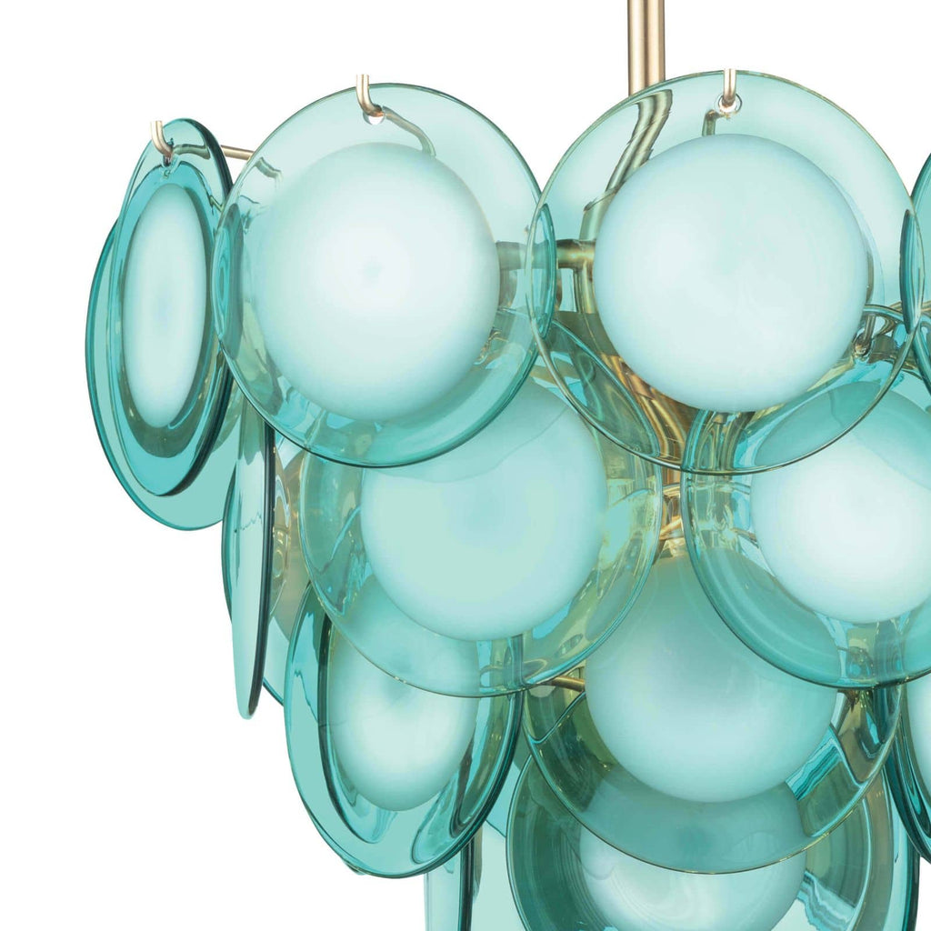 Mini Diva Chandelier - Aqua