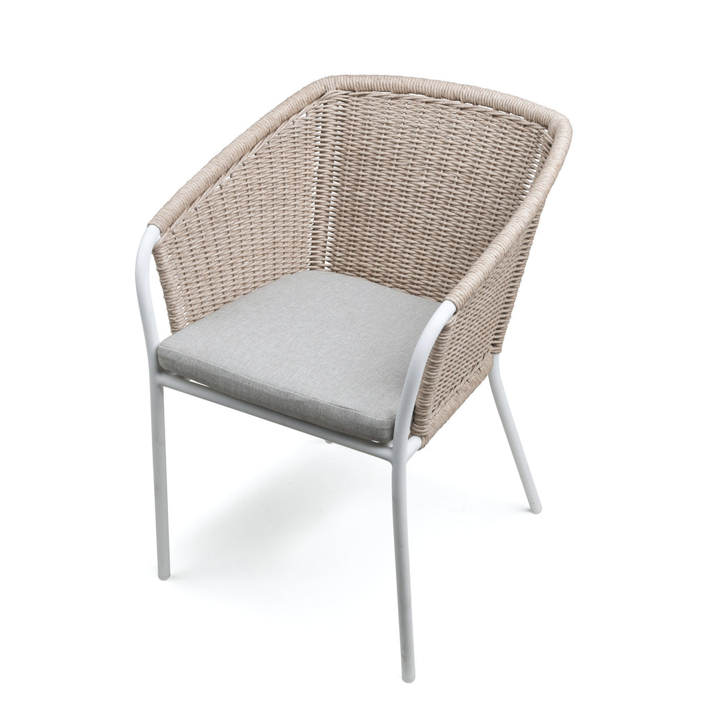 Becki Wicker Dining Chair (Stonewash)