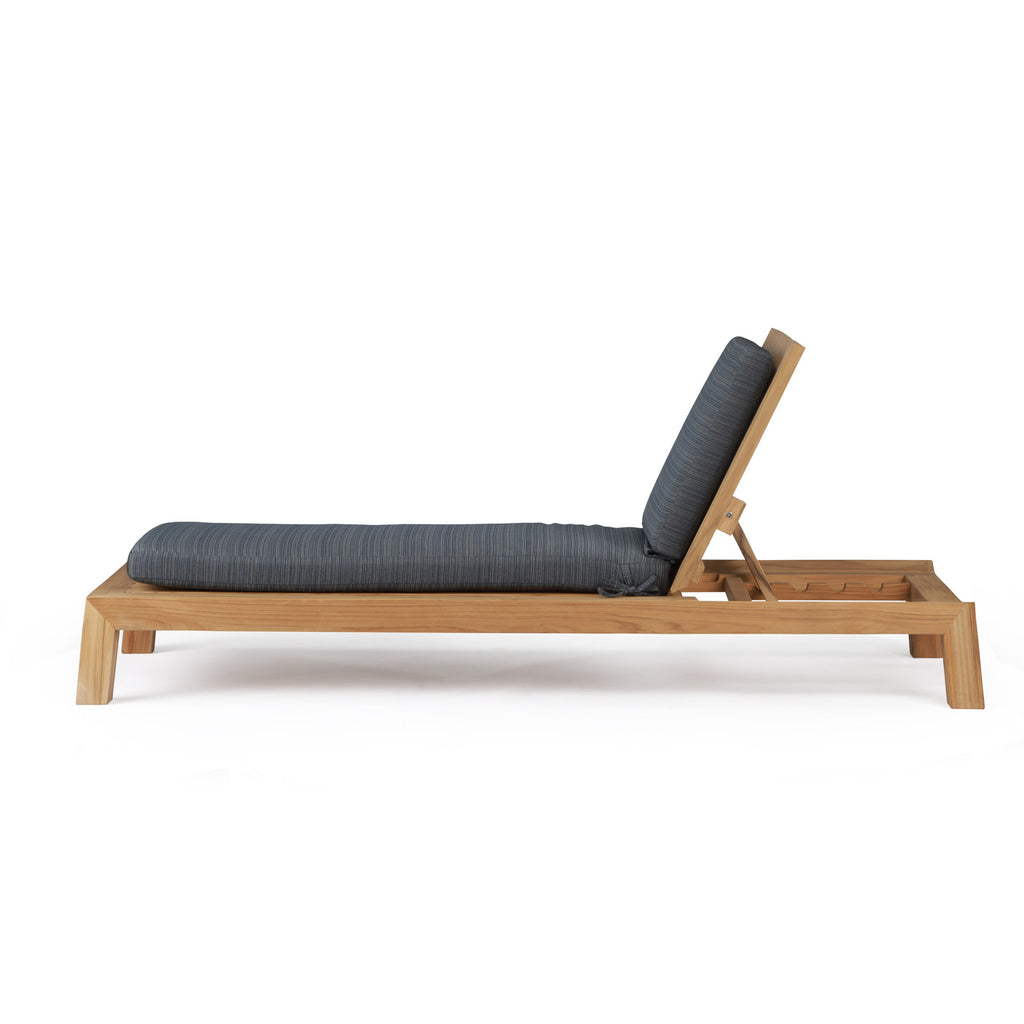 Contempo Teak Sun Lounger (with Cushion)