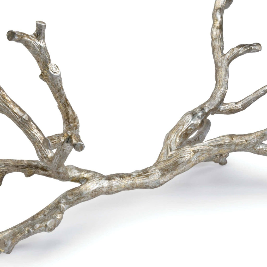 Metal Branch - Ambered Silver