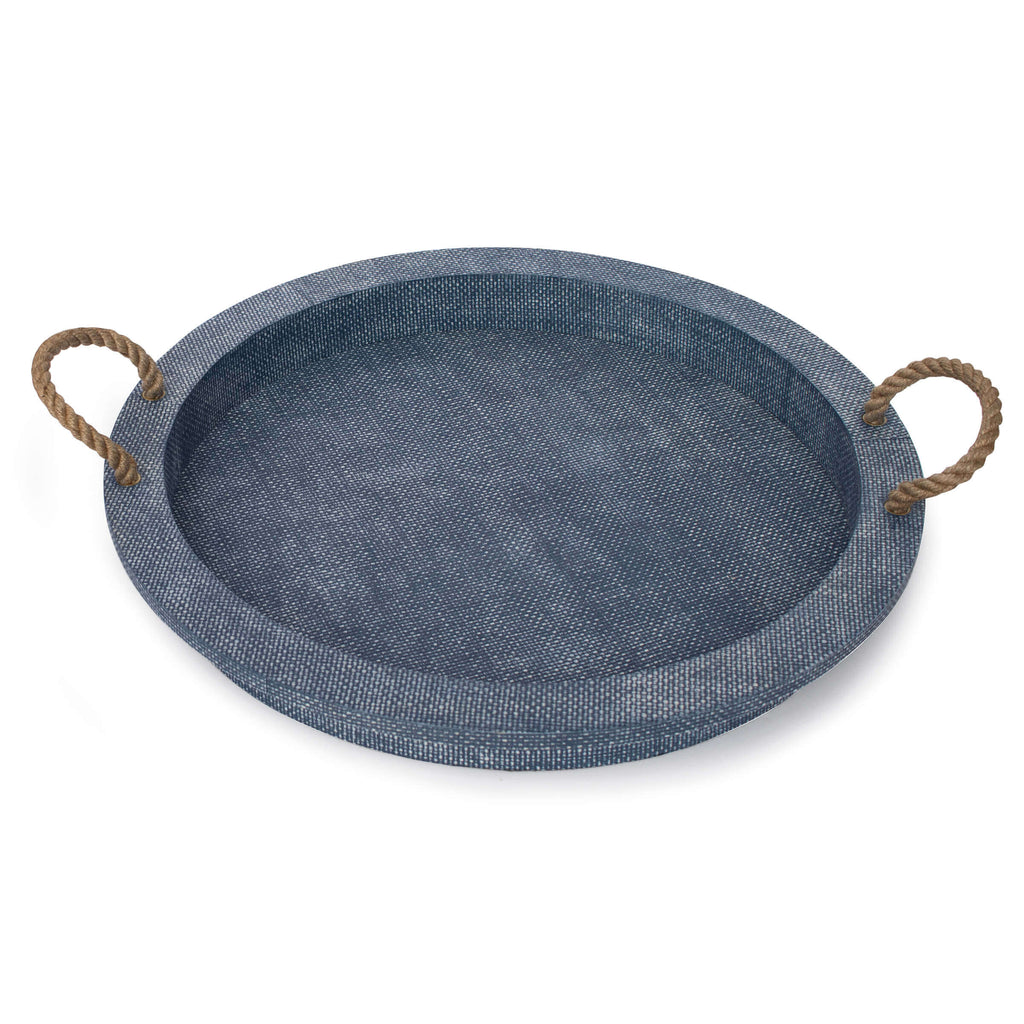 Aegean Serving Tray - Indigo