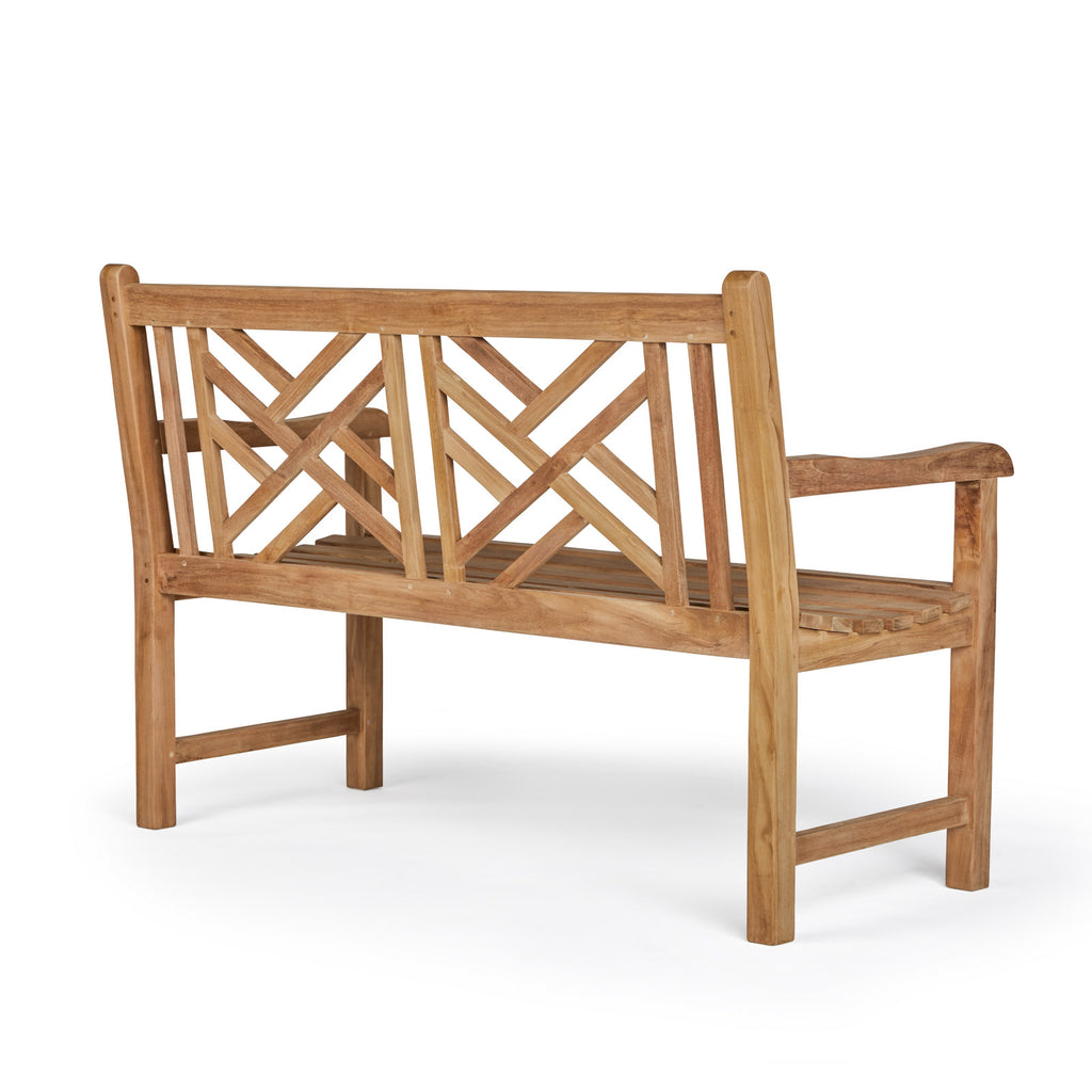 Elizabeth Teak 2-Seater Outdoor Bench