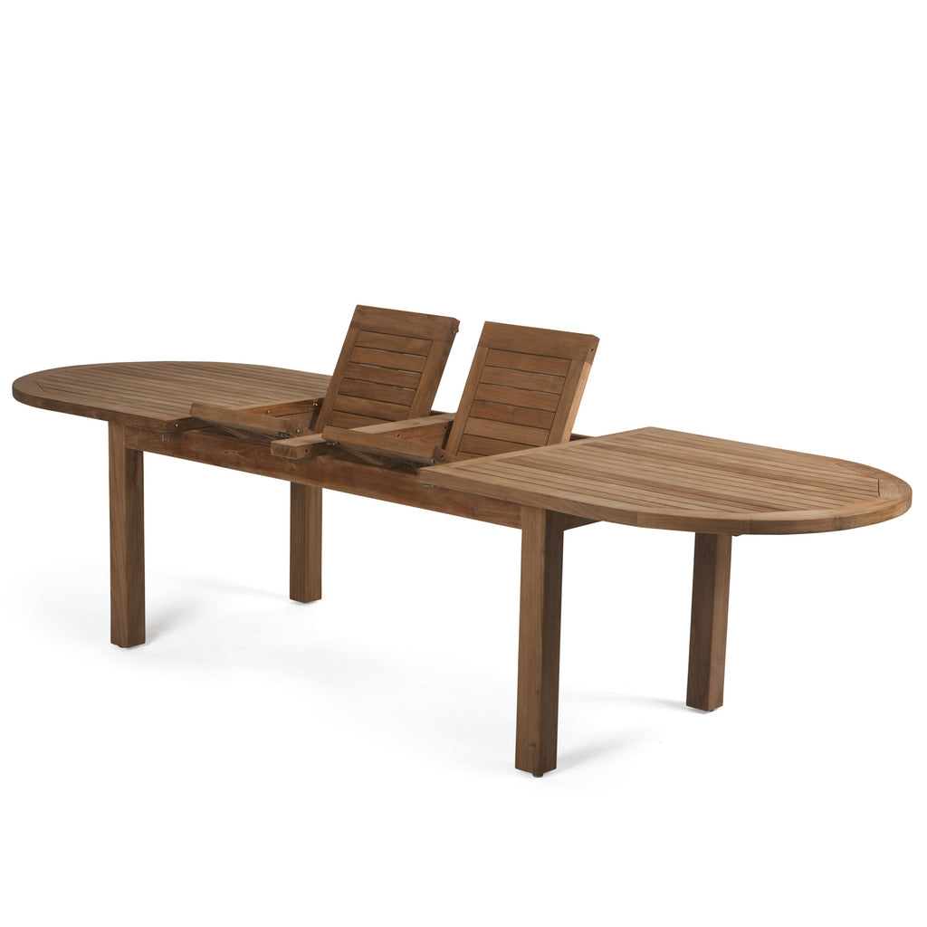 Capri Oval Double Extension Table L64&gt;76&gt; L88"