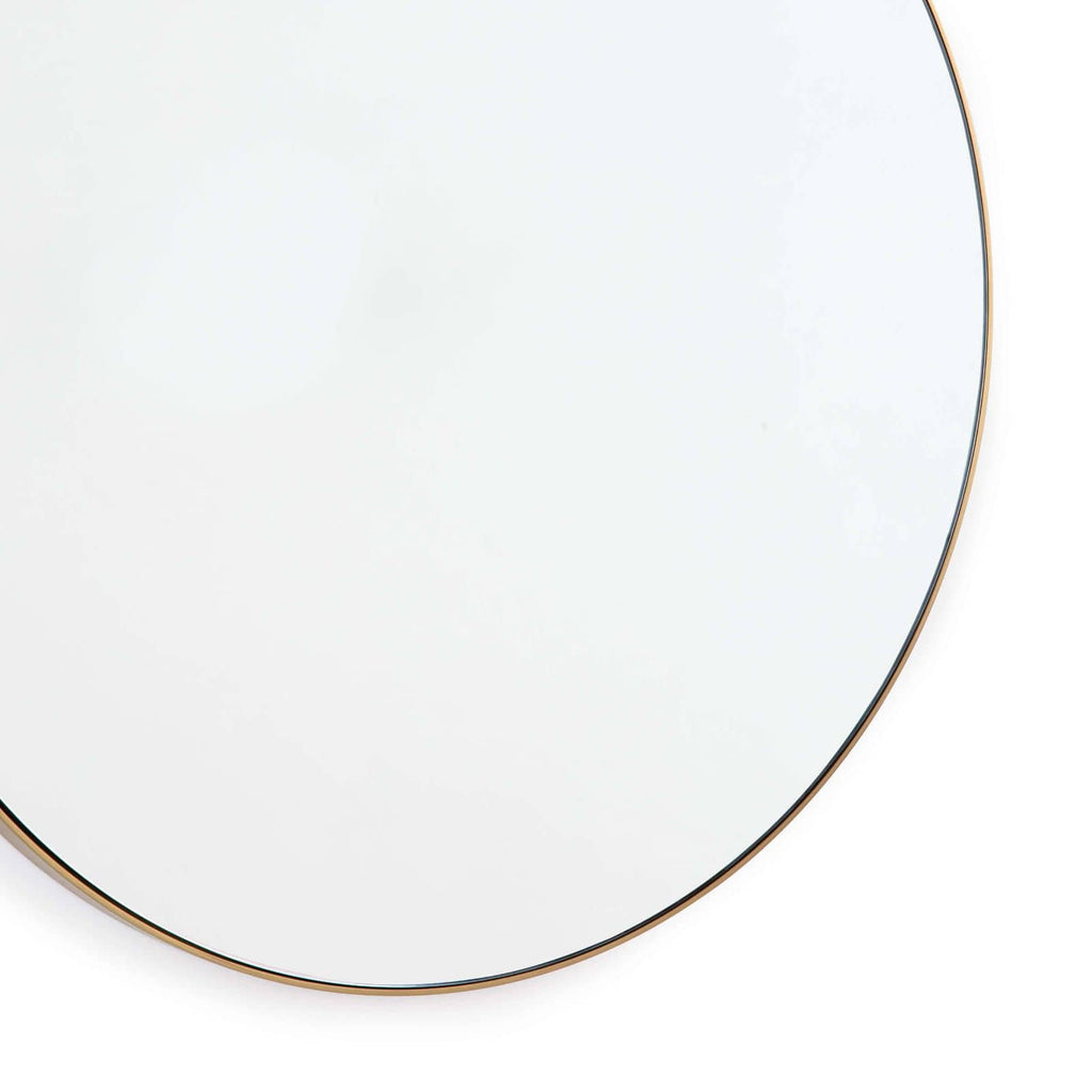 Porter Mirror - Natural Brass