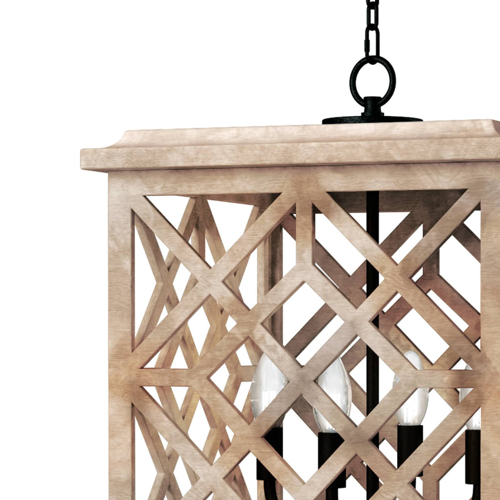 Chatham Wood Lantern - Natural