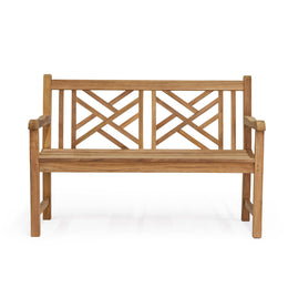 Elizabeth Teak 2-Seater Outdoor Bench