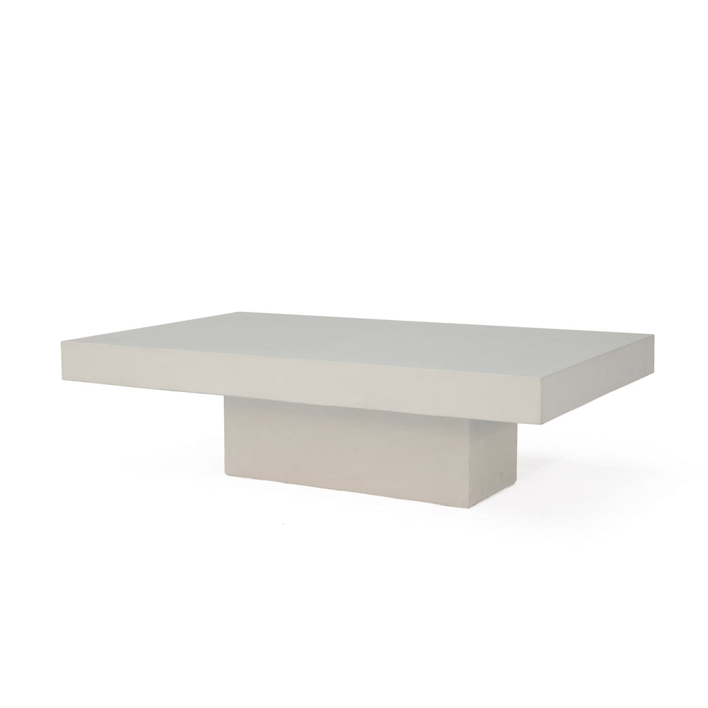 Blok Concrete Rectangle Coffee Table
