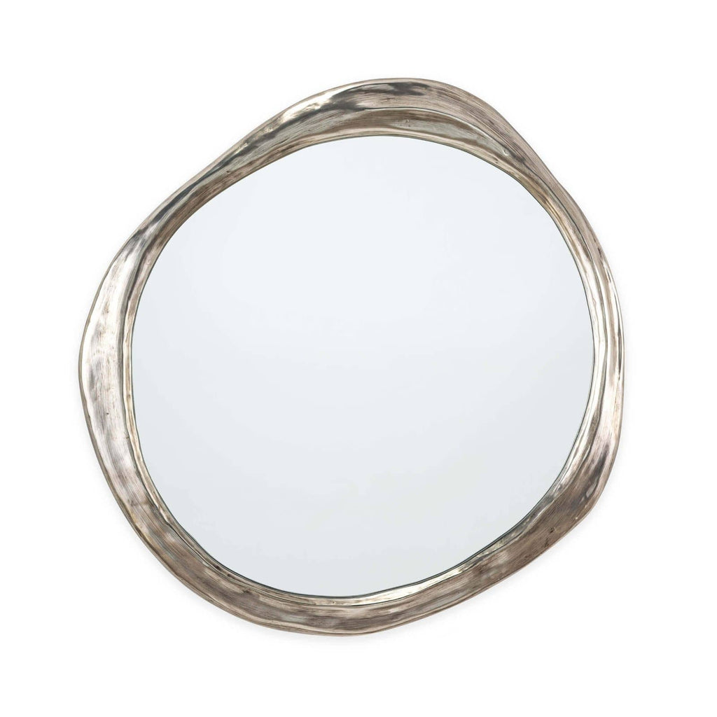 Ibiza Mirror - Antique Silver