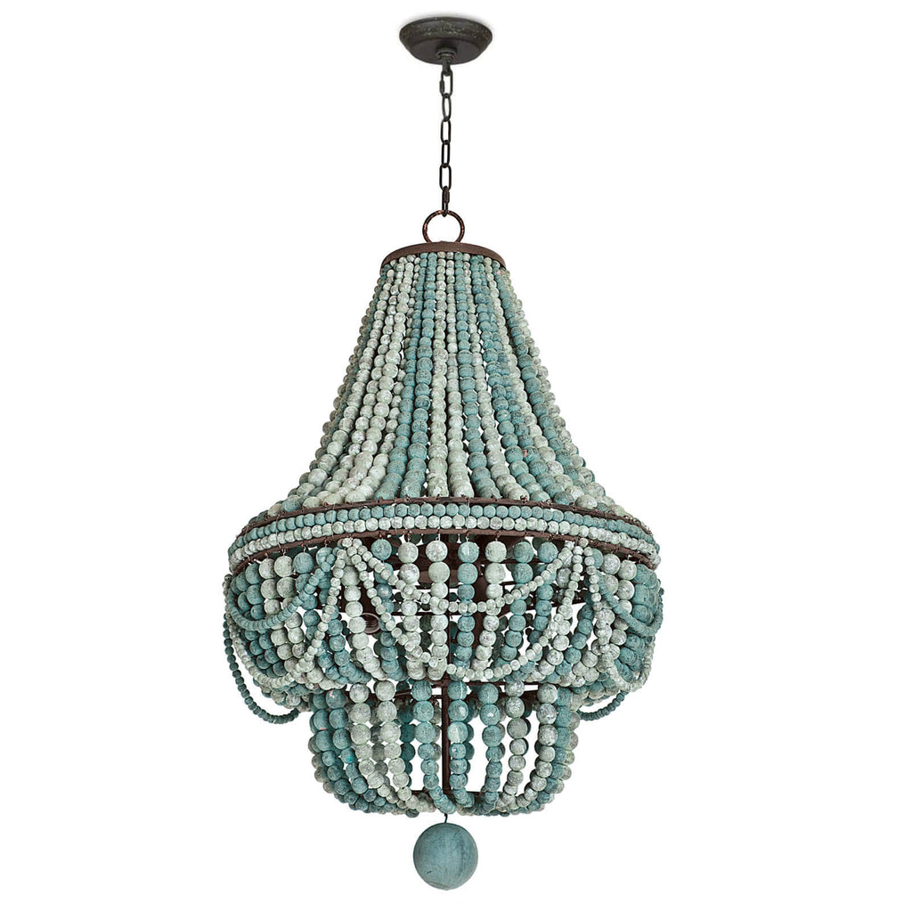 Malibu Chandelier - Weathered Blue