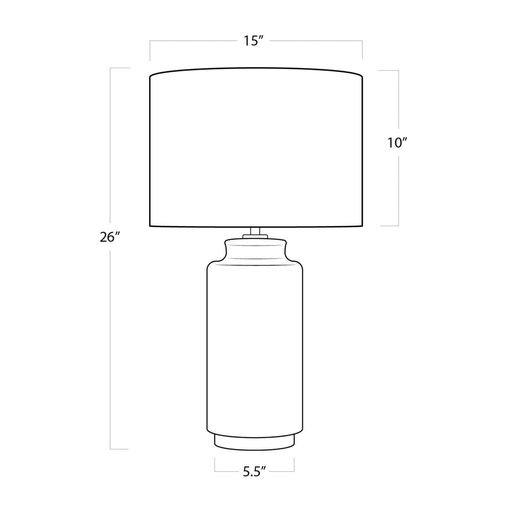 Cailee Ceramic Table Lamp