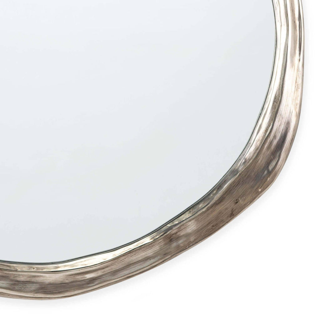 Ibiza Mirror - Antique Silver