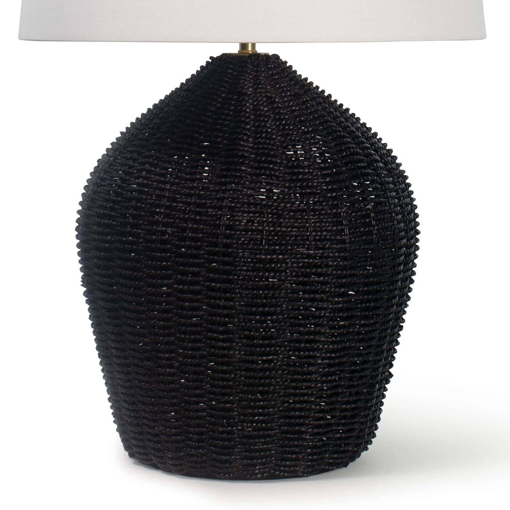 Georgian Table Lamp - Black