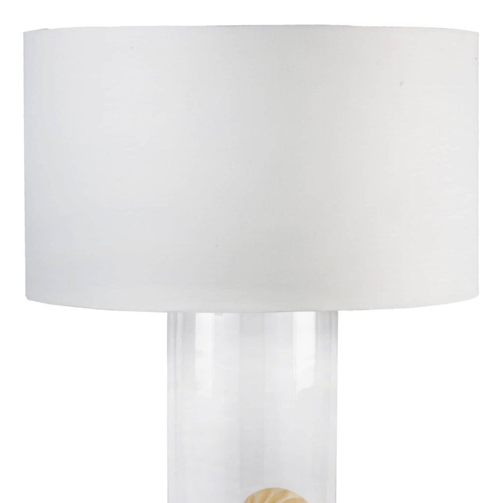 Glass Cylinder Table Lamp