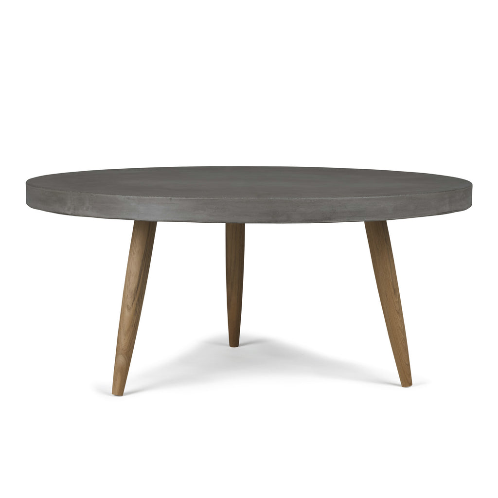 Aspen Blok Concrete Round Coffee Table