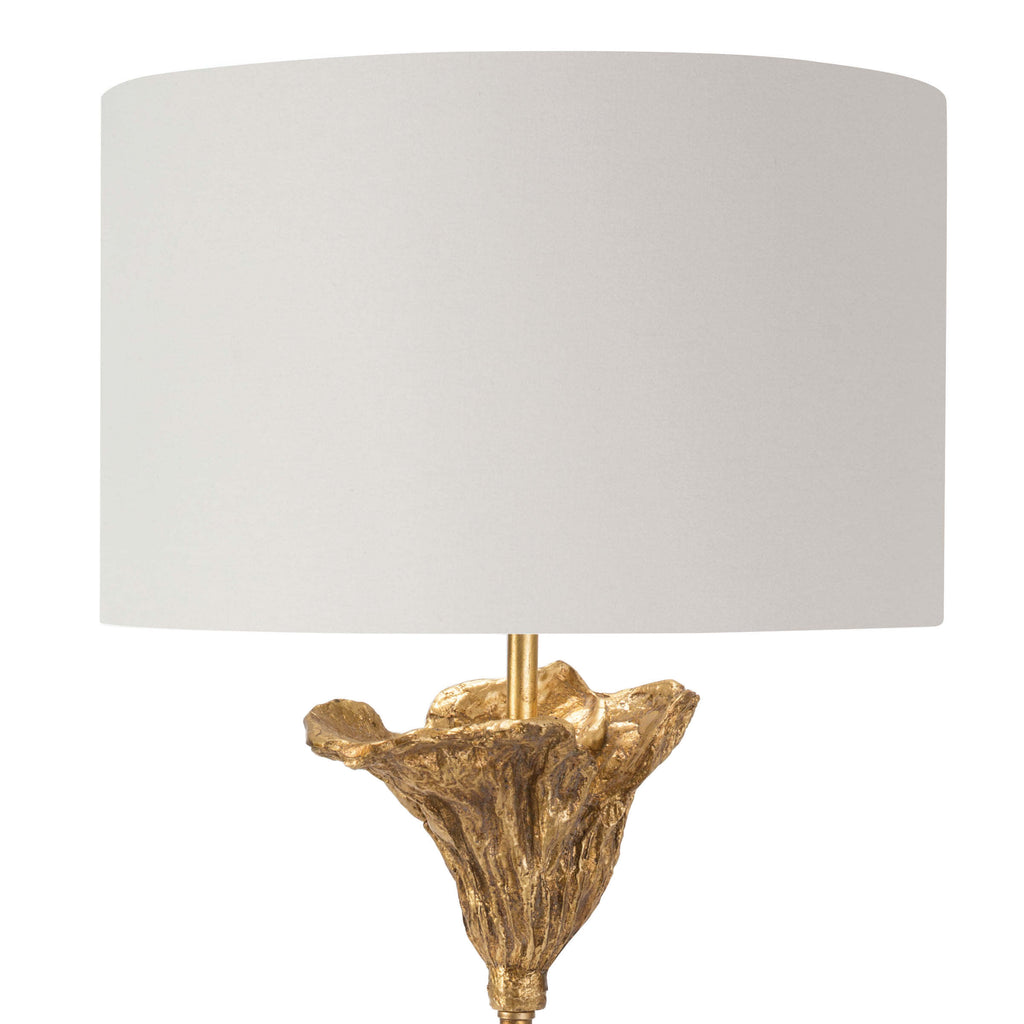 Monet Table Lamp - Antique Gold Leaf