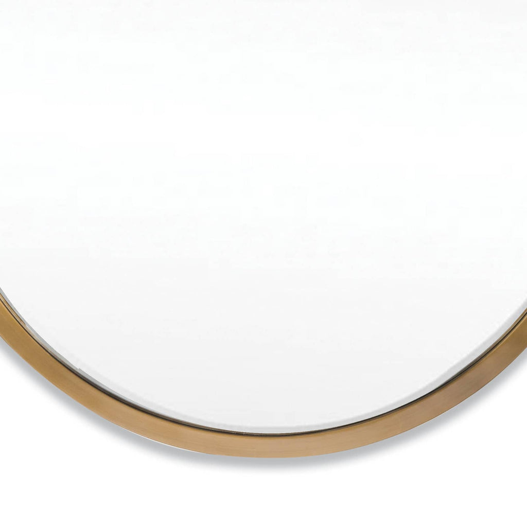 Canal Mirror - Natural Brass