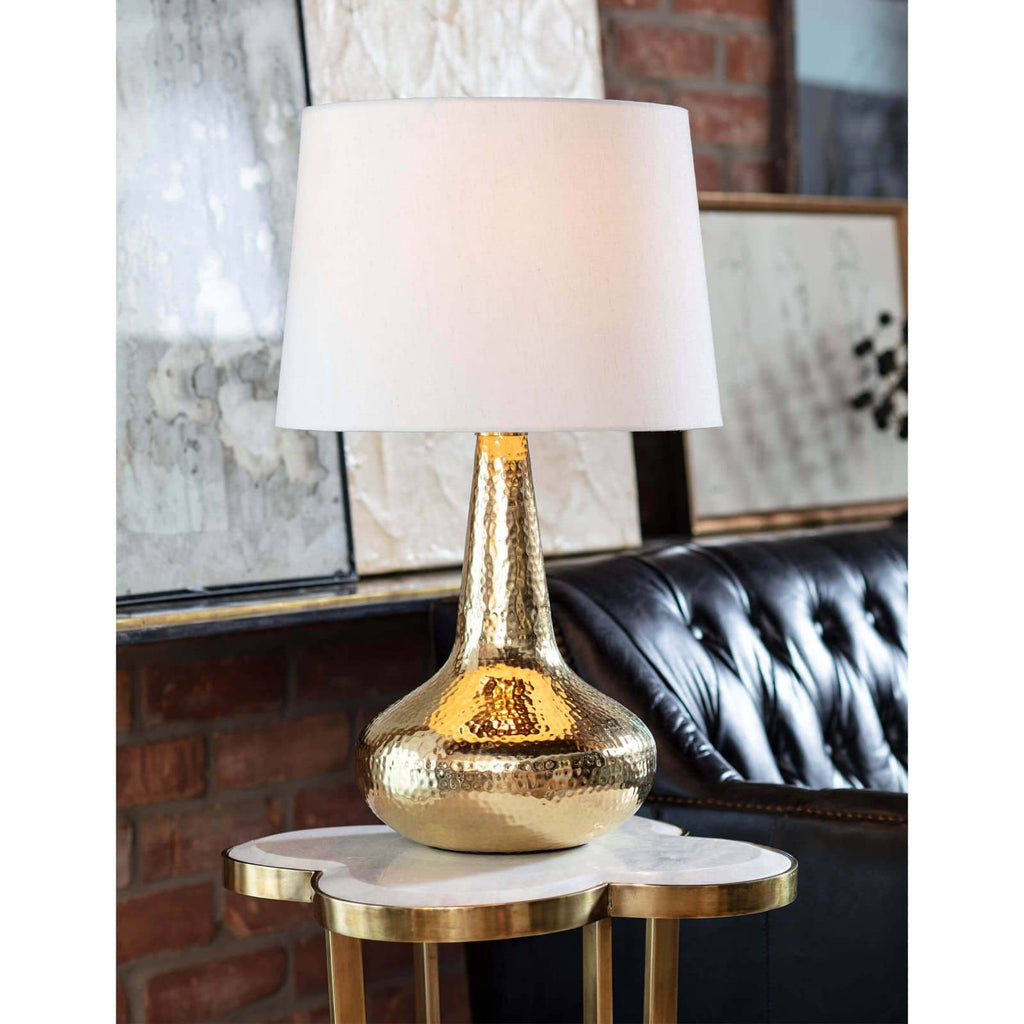 Taj Metal Table Lamp - Polished Brass