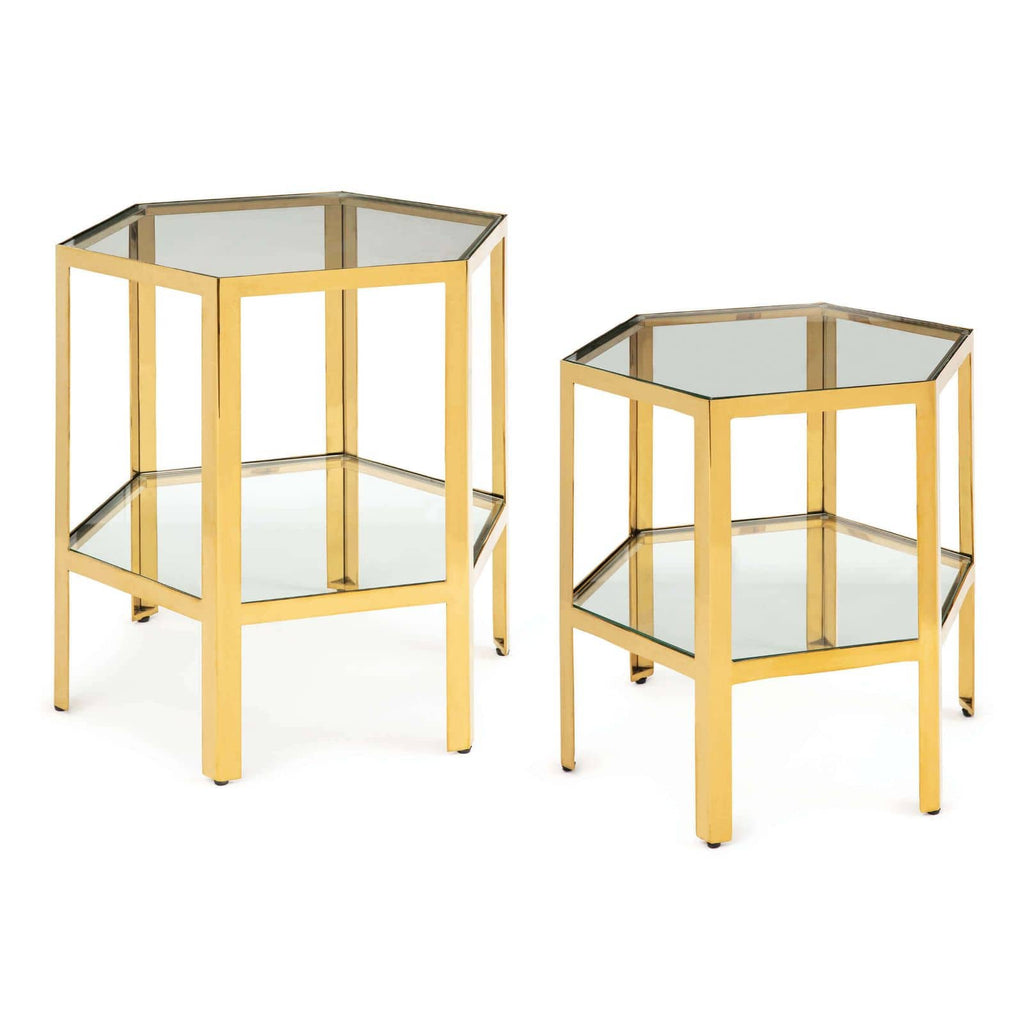 Quadrum Table Large - Gold