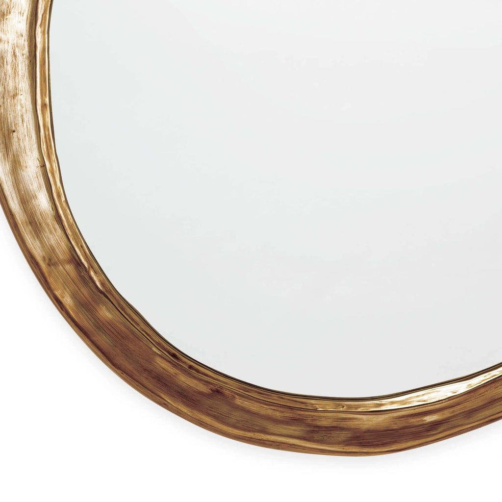 Ibiza Mirror - Antique Gold