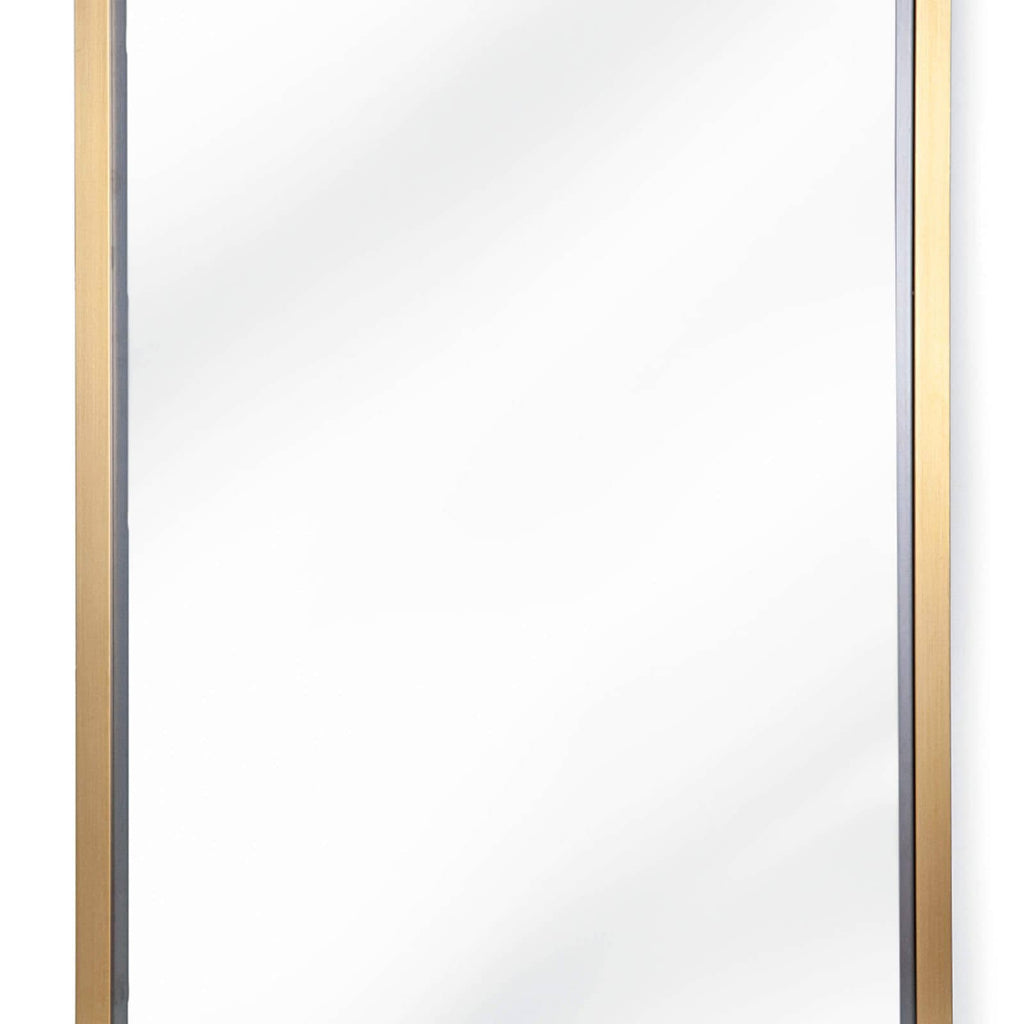 Rectangle Mirror - Natural Brass