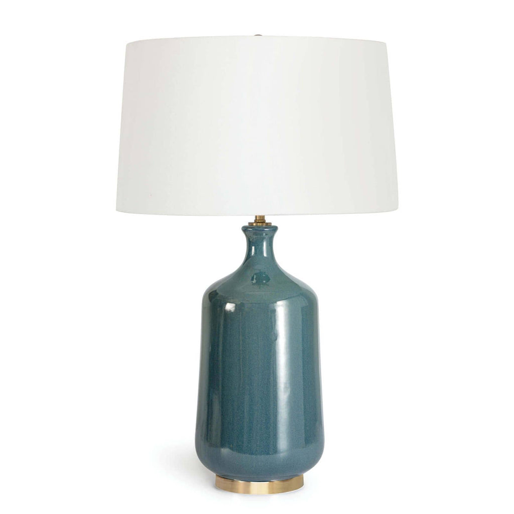 Glace Ceramic Table Lamp - Blue