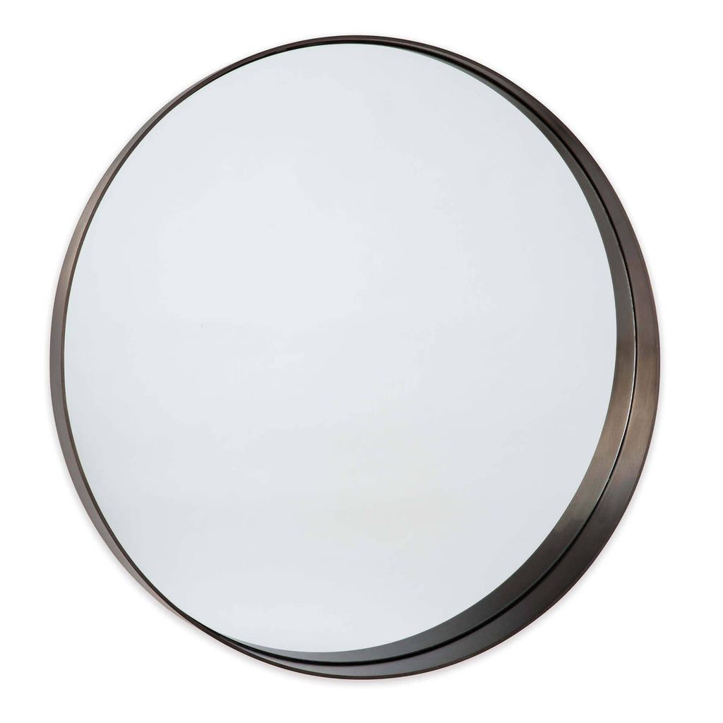 Gunner Mirror Round - Steel