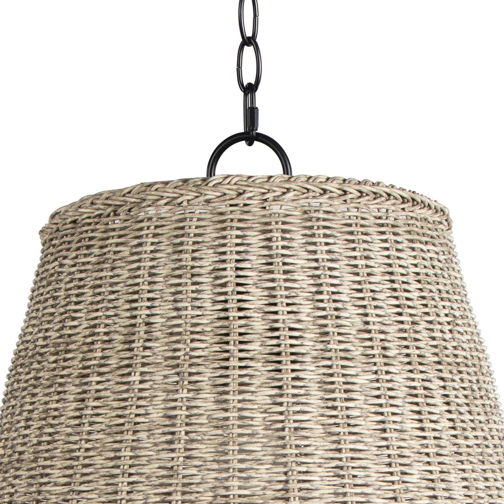 Augustine Outdoor Pendant Large - Weathered White