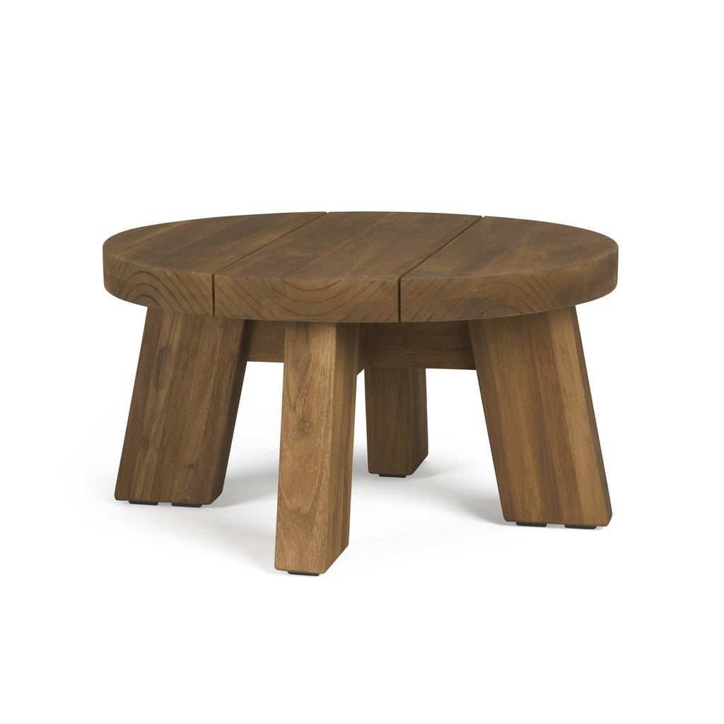 Blok Round Reclaimed Teak Coffee Table