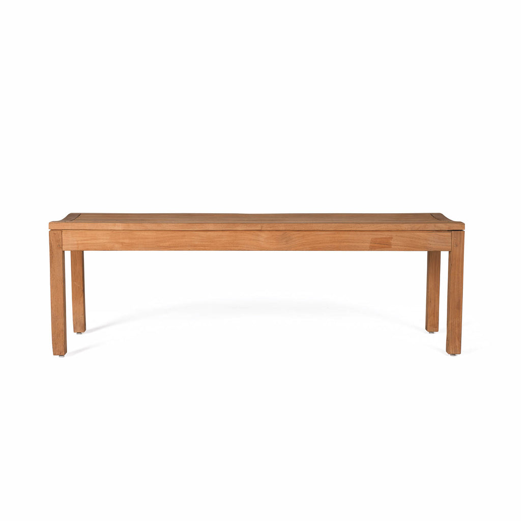 Toscana Teak Backless Outdoor Bench