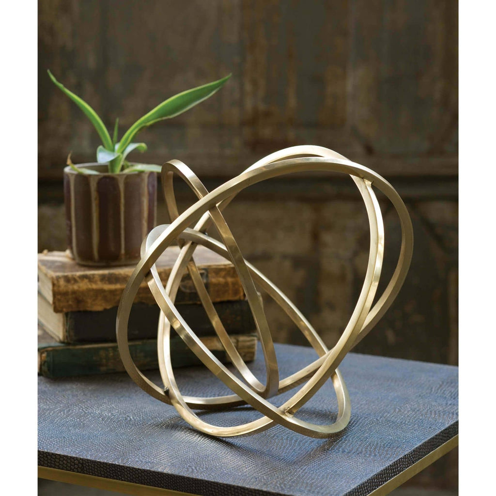 Ellipse Table Top Accessory - Brass