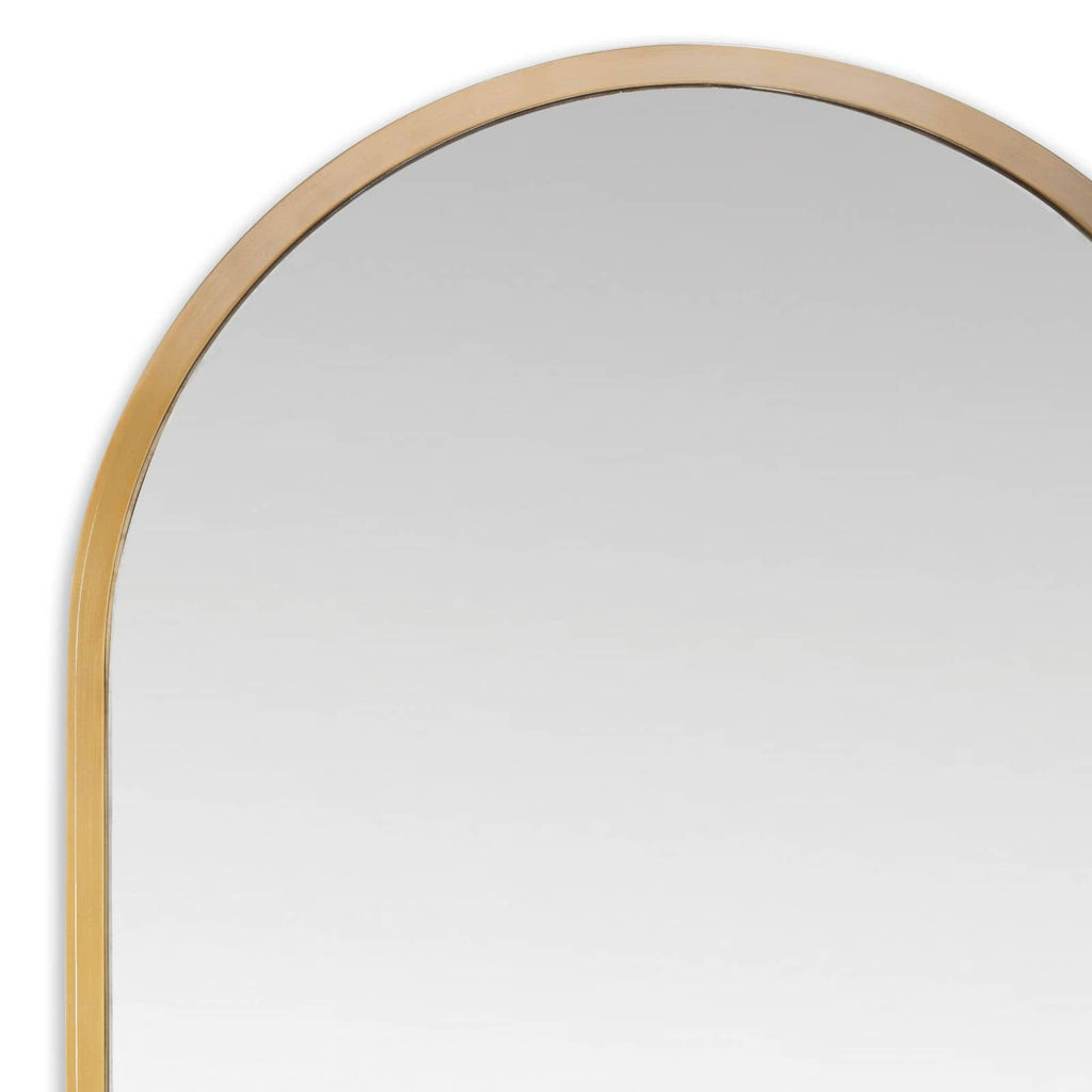 Canal Mirror - Natural Brass