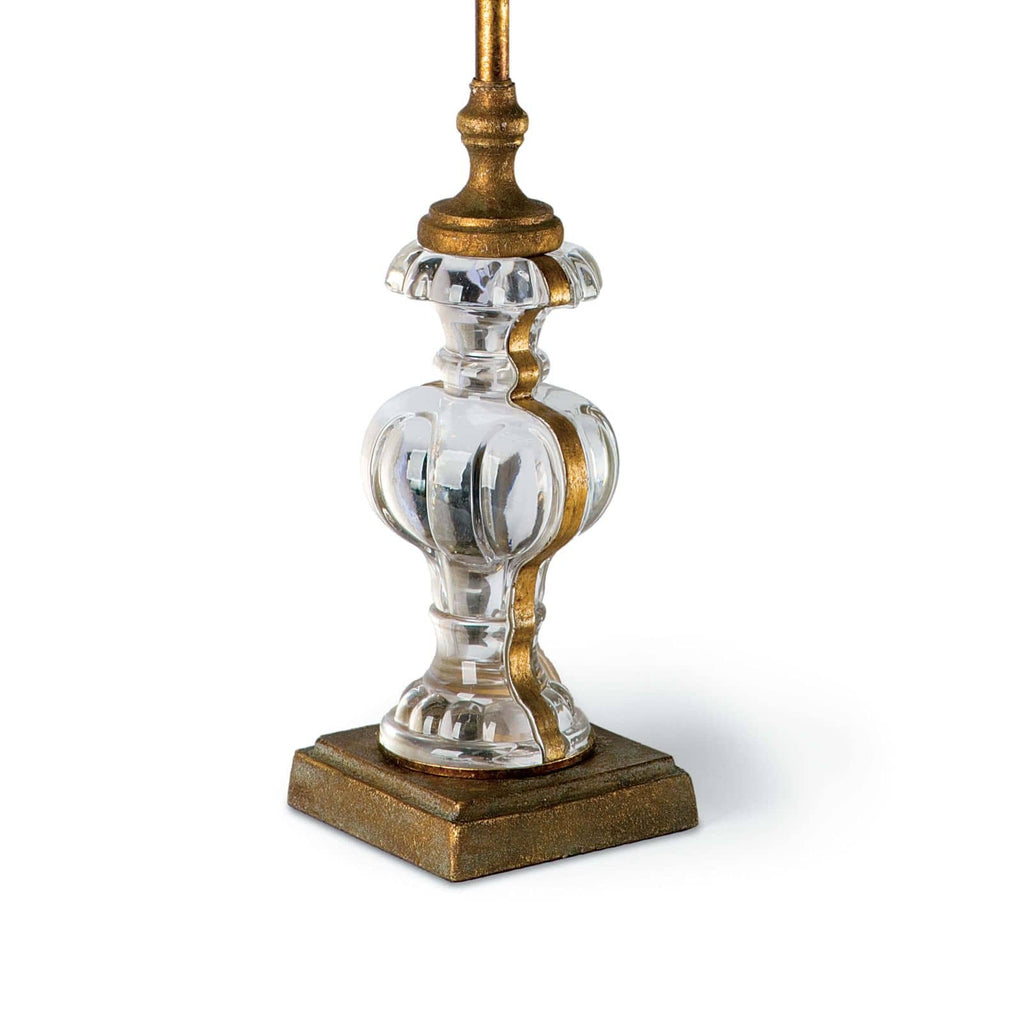 Parisian Glass Buffet Table Lamp