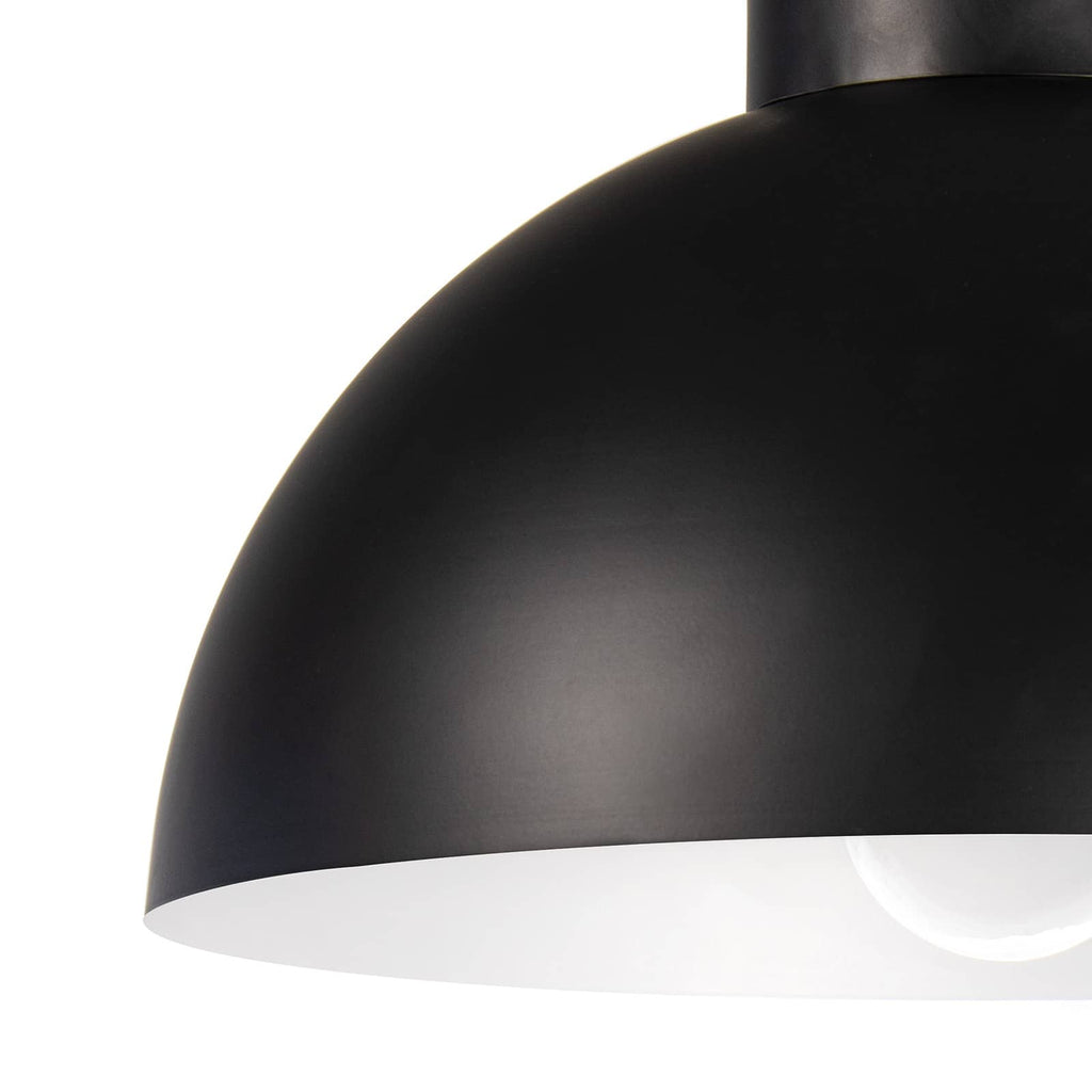 Peridot Outdoor Flush Mount Small - Black