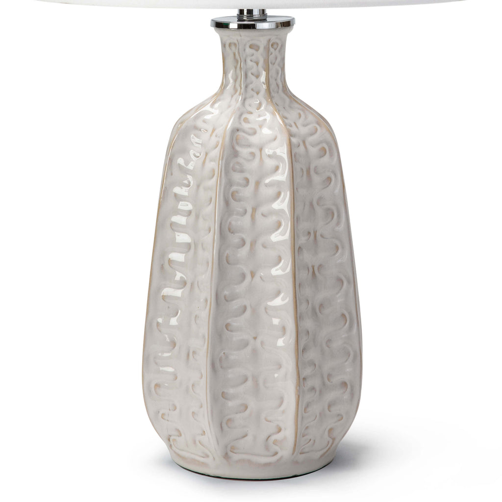 Antigua Ceramic Table Lamp - Ivory