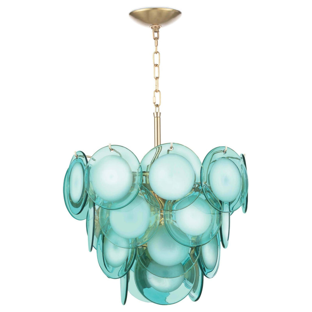 Mini Diva Chandelier - Aqua