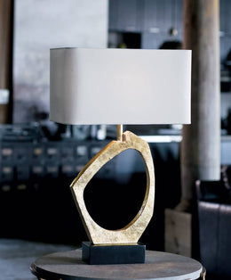 Manhattan Table Lamp - Gold Leaf