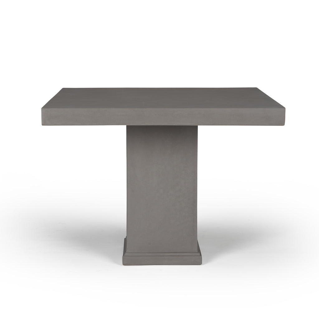 Raw Concrete Dining Table