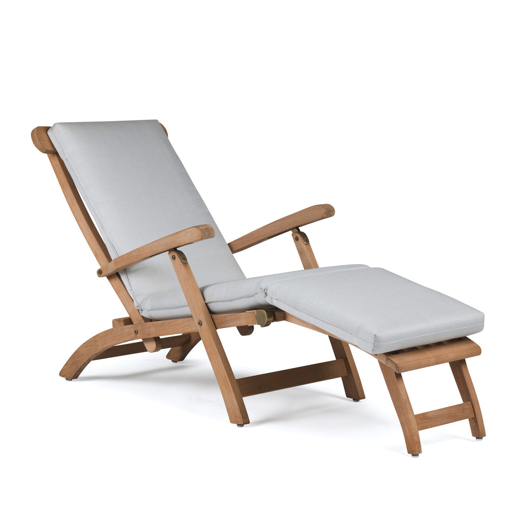 Normal Teak Steamer Chair (with Cushion)